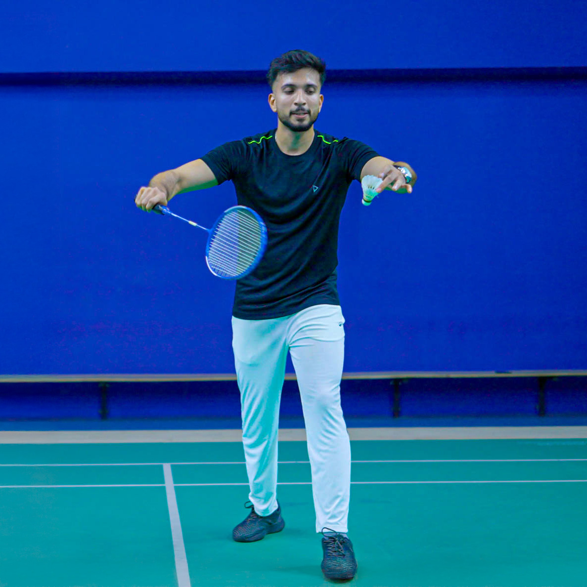 Next came the thrill of the matches and meeting fellow players